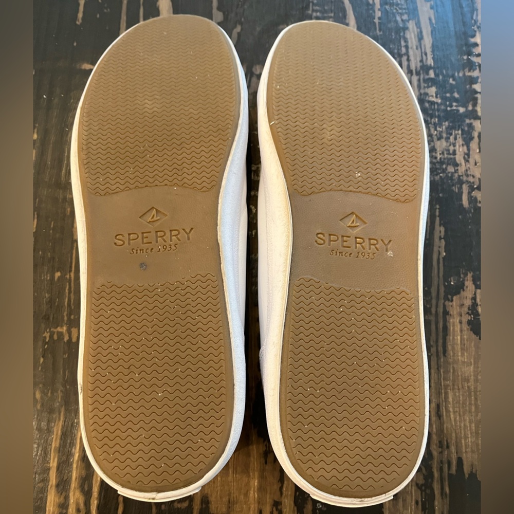 Sperry White Leather Sneakers - Picture 8 of 8